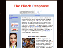 Tablet Screenshot of flinchresponse.com